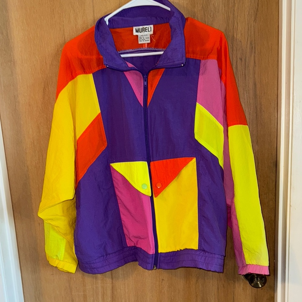Vintage 90’s Color-block Mureli Windbreaker Jacket